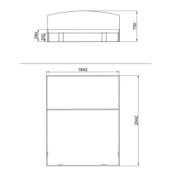 Garnero Arredamenti Camere Da Letto Complete|Camera Da Letto Completa-Camera completa matrimoniale moderna Sorrento Bianco Lucido