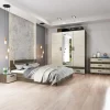 Garnero Arredamenti Camere Da Letto Complete|Camera Da Letto Completa-Camera completa matrimoniale con comò moderna rovere scuro-chiaro Rovigo