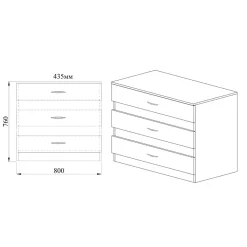 Garnero Arredamenti Camere Da Letto Complete|Camera Da Letto Completa-Camera completa matrimoniale con comò moderna rovere scuro-chiaro Rovigo