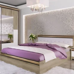 Garnero Arredamenti Camere Da Letto Complete|Camera Da Letto Completa-Camera da letto completa rovere sonoma bianco opaco Riga