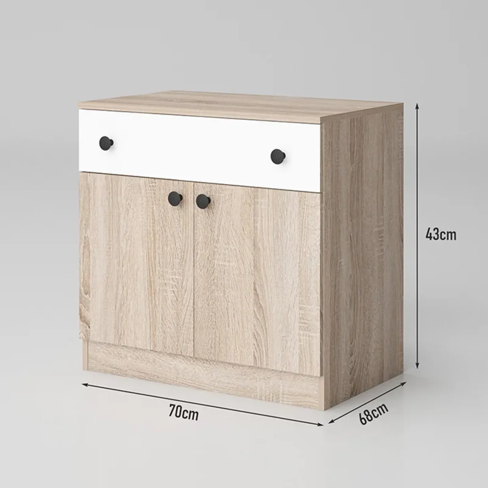 Garnero Arredamenti Camere Da Letto Complete|Camera Da Letto Completa-Camera da letto completa matrimoniale rovere bianco opaco Vieste