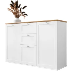 Garnero Arredamenti Camere Da Letto Complete|Camera Da Letto Completa-Camera da letto completa matrimoniale bianco rovere Relaxio