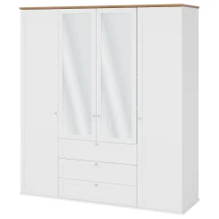 Garnero Arredamenti Camere Da Letto Complete|Camera Da Letto Completa-Camera da letto completa matrimoniale bianco rovere Relaxio