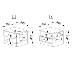 Garnero Arredamenti Camere Da Letto Complete|Camera Da Letto Completa-Camera da letto completa alla francese con armadio e comodini Carrisi Rovere Rustico