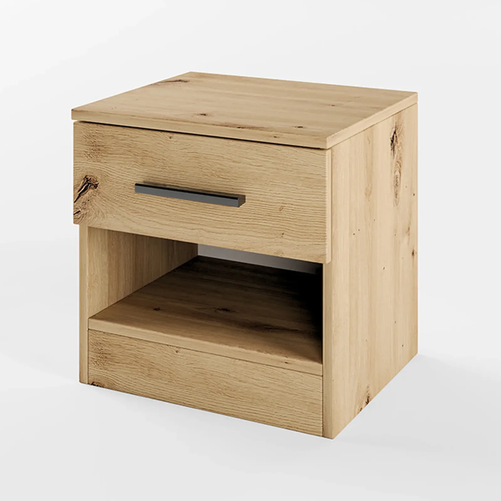 Garnero Arredamenti Camere Da Letto Complete|Camera Da Letto Completa-Camera da letto completa alla francese con armadio e comodini Carrisi Rovere Rustico