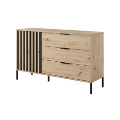 Garnero Arredamenti Camere Da Letto Complete|Camera Da Letto Completa-Camera da letto completa matrimoniale moderna rovere antracite Rubik