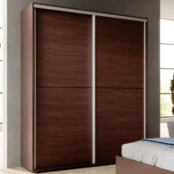 Garnero Arredamenti Camere Da Letto Complete|Camera Da Letto Completa-Camera da letto completa matrimoniale moderna wengè Roma Noce