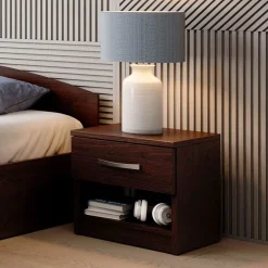 Garnero Arredamenti Camere Da Letto Complete|Camera Da Letto Completa-Camera da letto completa matrimoniale moderna wengè Roma Noce