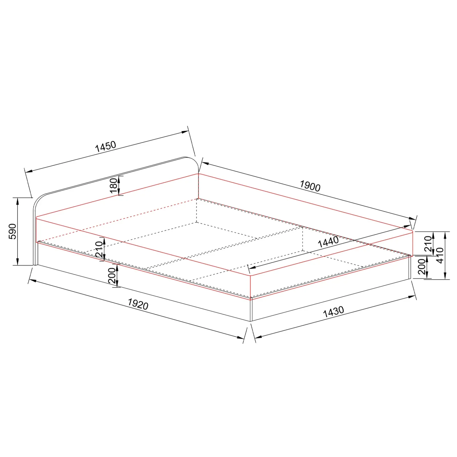 Garnero Arredamenti Camere Da Letto Complete|Camera Da Letto Completa-Camera da letto completa alla francese con armadio e comodini sonoma Carrisi Rovere