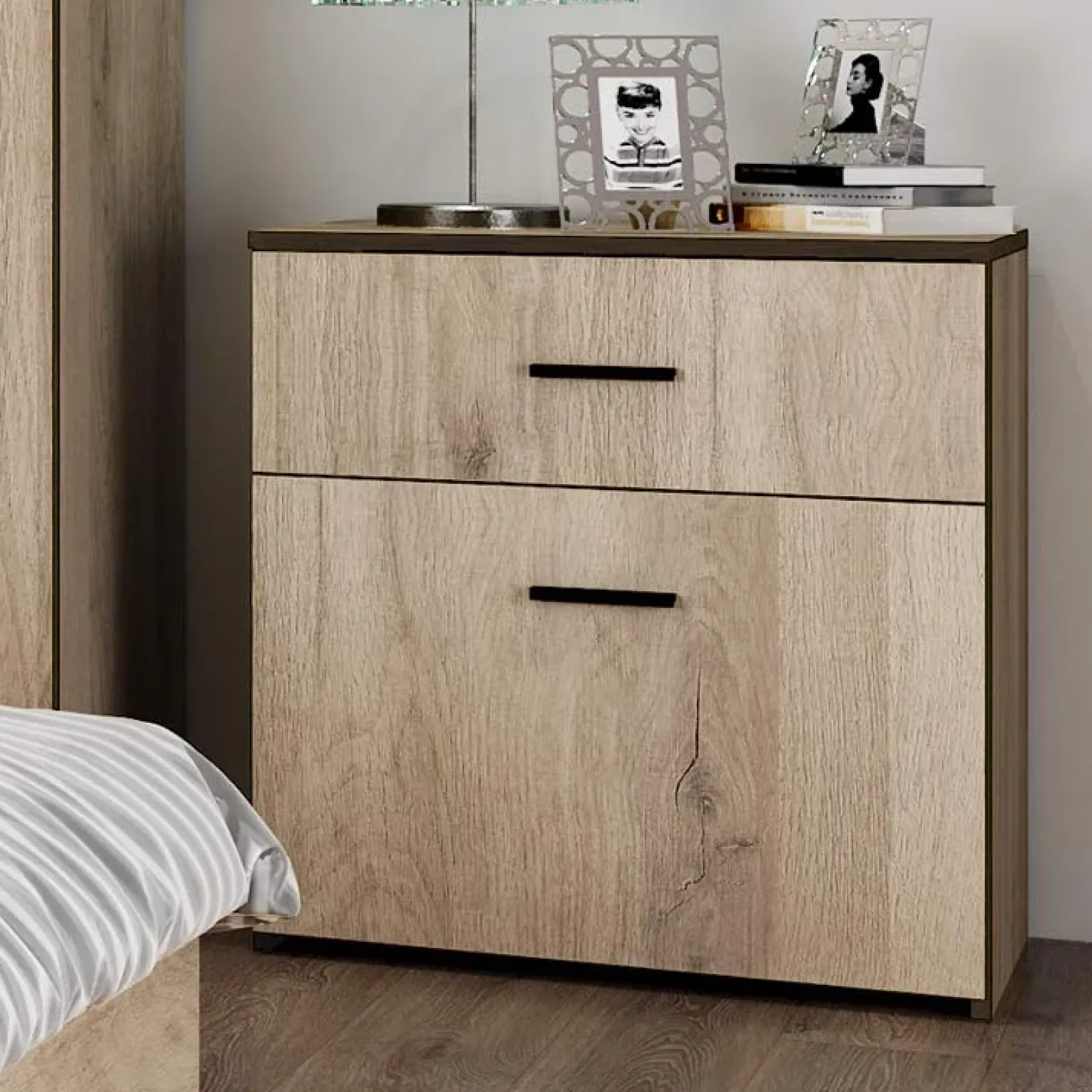 Garnero Arredamenti Camere Da Letto Complete|Camera Da Letto Completa-Camera da letto completa matrimoniale rovere sonoma Iglesia