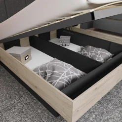 Garnero Arredamenti Camere Da Letto Complete|Camera Da Letto Completa-Camera da letto matrimoniale completa rovere antracite opaco Urbino