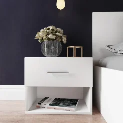 Garnero Arredamenti Camere Da Letto Complete|Camera Da Letto Completa-Camera da letto moderna completa matrimoniale bianco opaco Verona