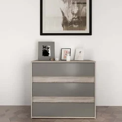 Garnero Arredamenti Camere Da Letto Complete|Camera Da Letto Completa-Camera da letto moderna completa matrimoniale rovere grigio Altea