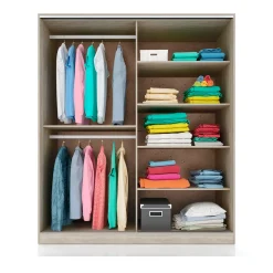 Garnero Arredamenti Camere Da Letto Complete|Camera Da Letto Completa-Camera da letto moderna completa matrimoniale rovere grigio Altea