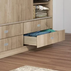 Garnero Arredamenti Camere Da Letto Complete|Camera Da Letto Completa-Camera da letto moderna completa matrimoniale rovere sonoma Danubio