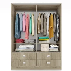 Garnero Arredamenti Camere Da Letto Complete|Camera Da Letto Completa-Camera da letto moderna completa matrimoniale rovere sonoma Danubio