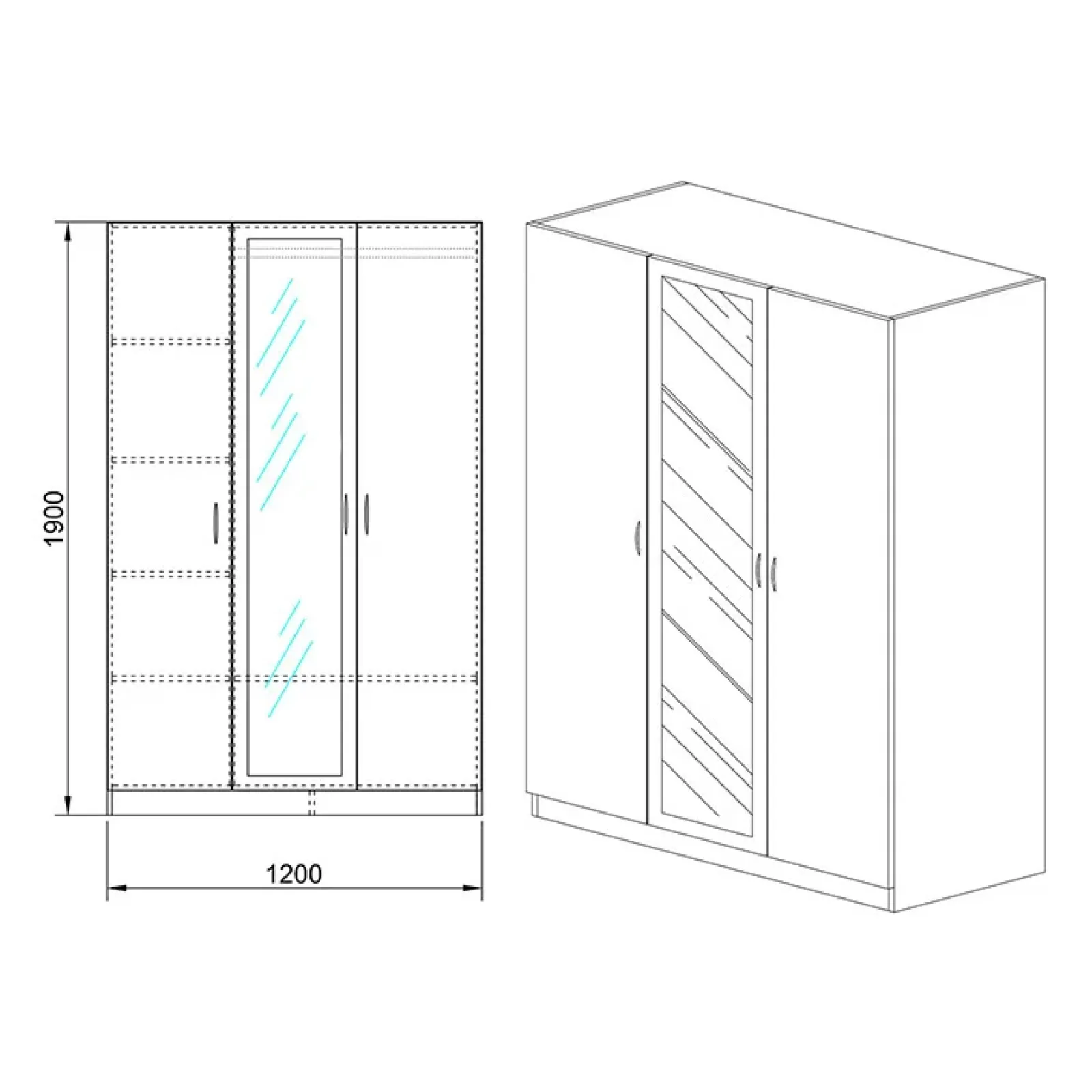 Garnero Arredamenti Camere Da Letto Complete|Camera Da Letto Completa-Camera da letto moderna completa matrimoniale Camilla 3 Noce