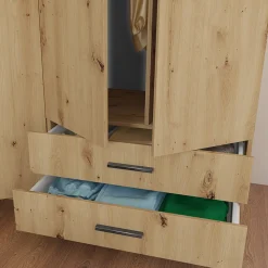 Garnero Arredamenti Camere Da Letto Complete|Camera Da Letto Completa-Camera da letto moderna completa matrimoniale Camilla 2 Rovere Rustico