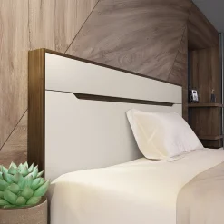 Garnero Arredamenti Camere Da Letto Complete|Camera Da Letto Completa-Camera da letto moderna completa matrimoniale noce champagne Brasilia