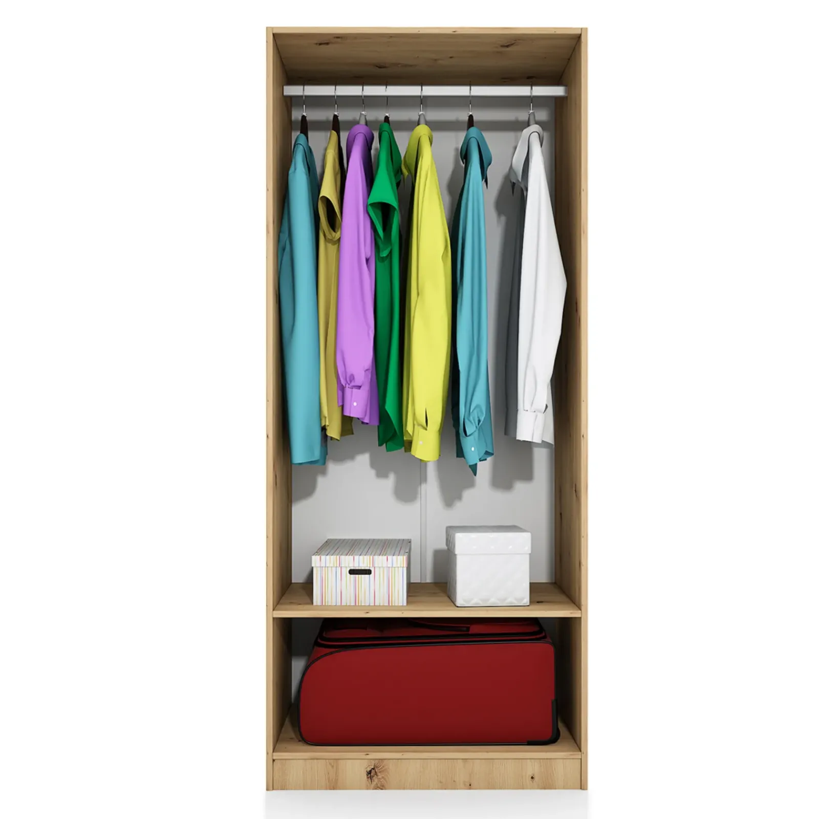 Garnero Arredamenti Camerette In Legno-Camera doppio letto completa moderna Malcom Rovere Rustico