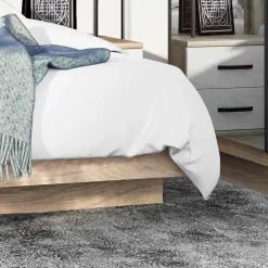 Garnero Arredamenti Camere Da Letto Complete|Camera Da Letto Completa-Camera letto completa matrimoniale rovere sonoma bianco lucido Panama