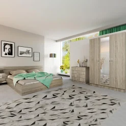 Garnero Arredamenti Camere Da Letto Complete|Camera Da Letto Completa-Camera letto matrimoniale completa moderna sonoma Camilla Rovere