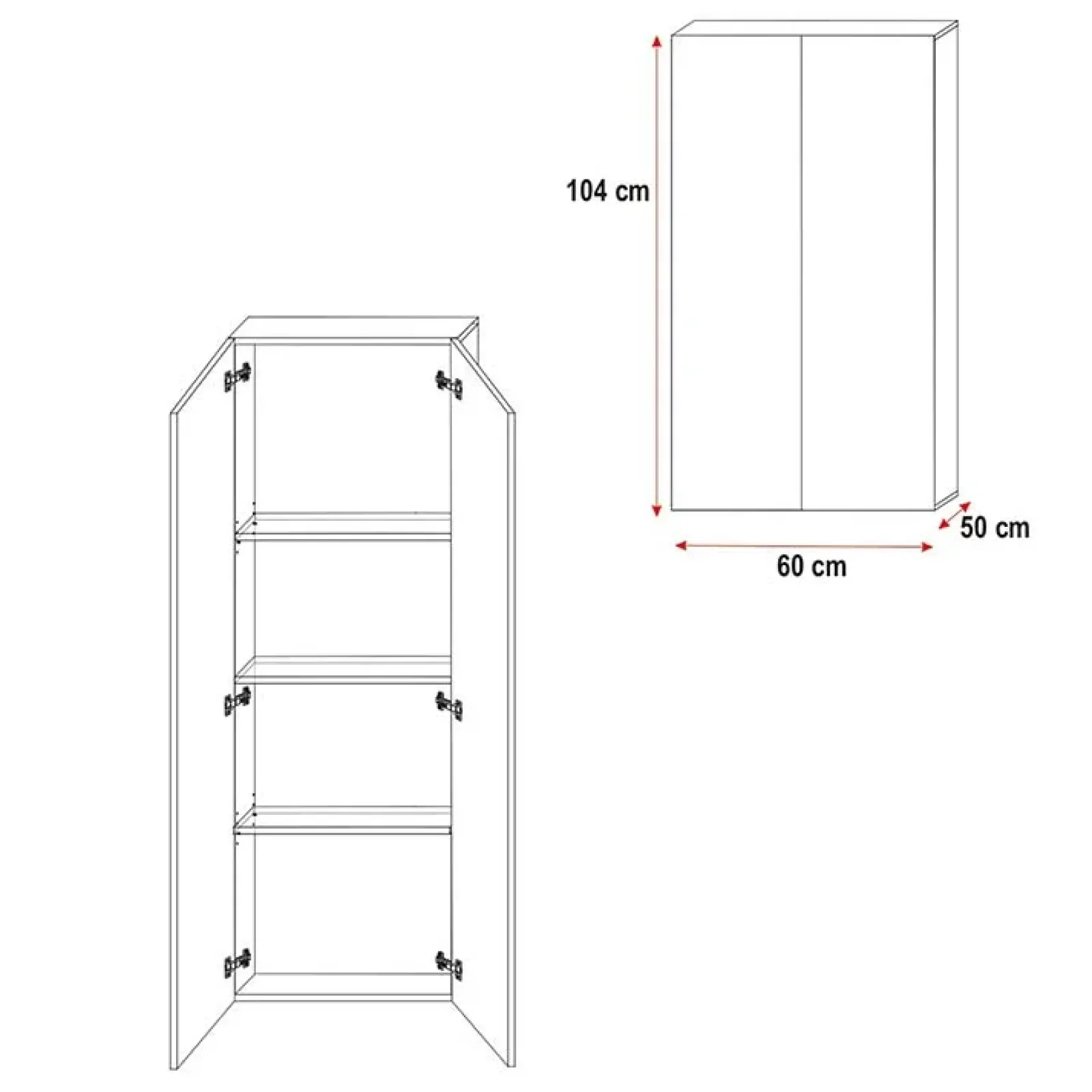 Garnero Arredamenti Camerette Colorate|Camerette A Ponte-Cameretta bambini completa 2 letti singoli bianco nero Diego Gihome® Bianco Lucido - Nero Lucido