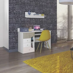 Garnero Arredamenti Camerette Colorate-Cameretta bambini completa bianco opaco rosa Balocchi Bianco Lucido - Rosa