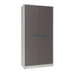 Garnero Arredamenti Camerette Colorate-Cameretta completa con letto singolo pino bianco grigio blu Maya Gihome®