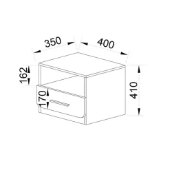 Garnero Arredamenti Camerette Colorate-Cameretta per bambini 1 letto singolo contenitore bianco rustico grigio Zadar Bianco Frassinato - Grigio