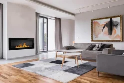 Garnero Arredamenti Camino Bioetanolo-Caminetto 90x40cm bioetanolo Denny Gihome® Nero Opaco