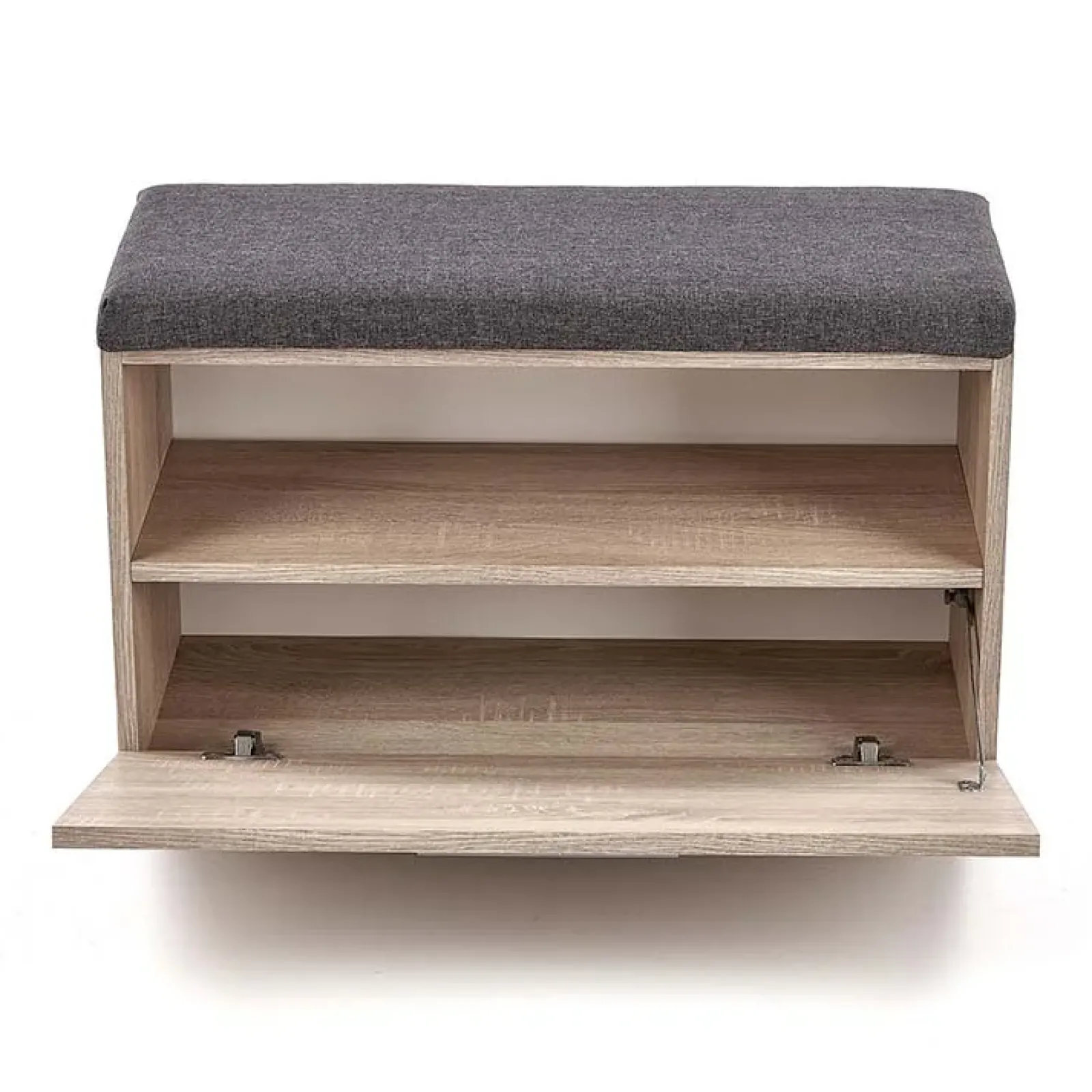 Garnero Arredamenti Scarpiere E Cassepanche|Scarpiere-Cassapanca scarpiera 70x45h cm da ingresso moderna rovere Viki