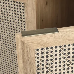 Garnero Arredamenti Cassettiera|Cassettiera-Cassettiera 80x85h cm 3 cassetti moderna rovere Sombra