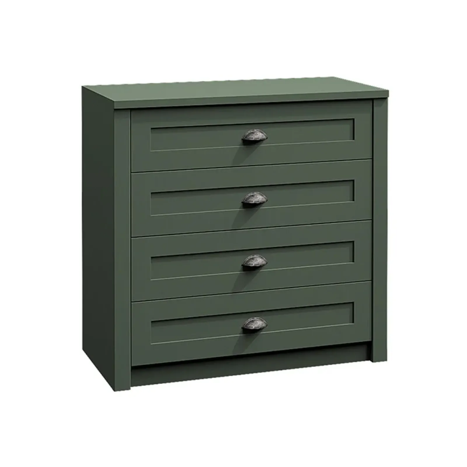 Garnero Arredamenti Comò|Comò-Cassettiera 88x88h cm 4 cassetti verde Provenza