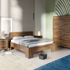 Garnero Arredamenti Comò|Comò-Cassettiera 91x95h cm 3 cassetti noce Line