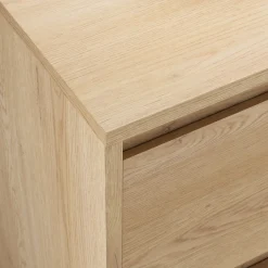 Garnero Arredamenti Cassettiera|Cassettiera-Cassettiera 92x87h cm 3 cassetti moderna rovere Funny