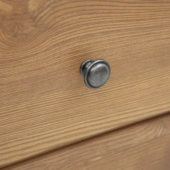 Garnero Arredamenti Cassettiera|Cassettiera-Cassettiera 72x116h cm 4 cassetti rovere scuro Lucca