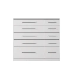 Garnero Arredamenti Cassettiera|Cassettiera-Cassettiera 103x95h cm moderna Dogliani Bianco Frassinato