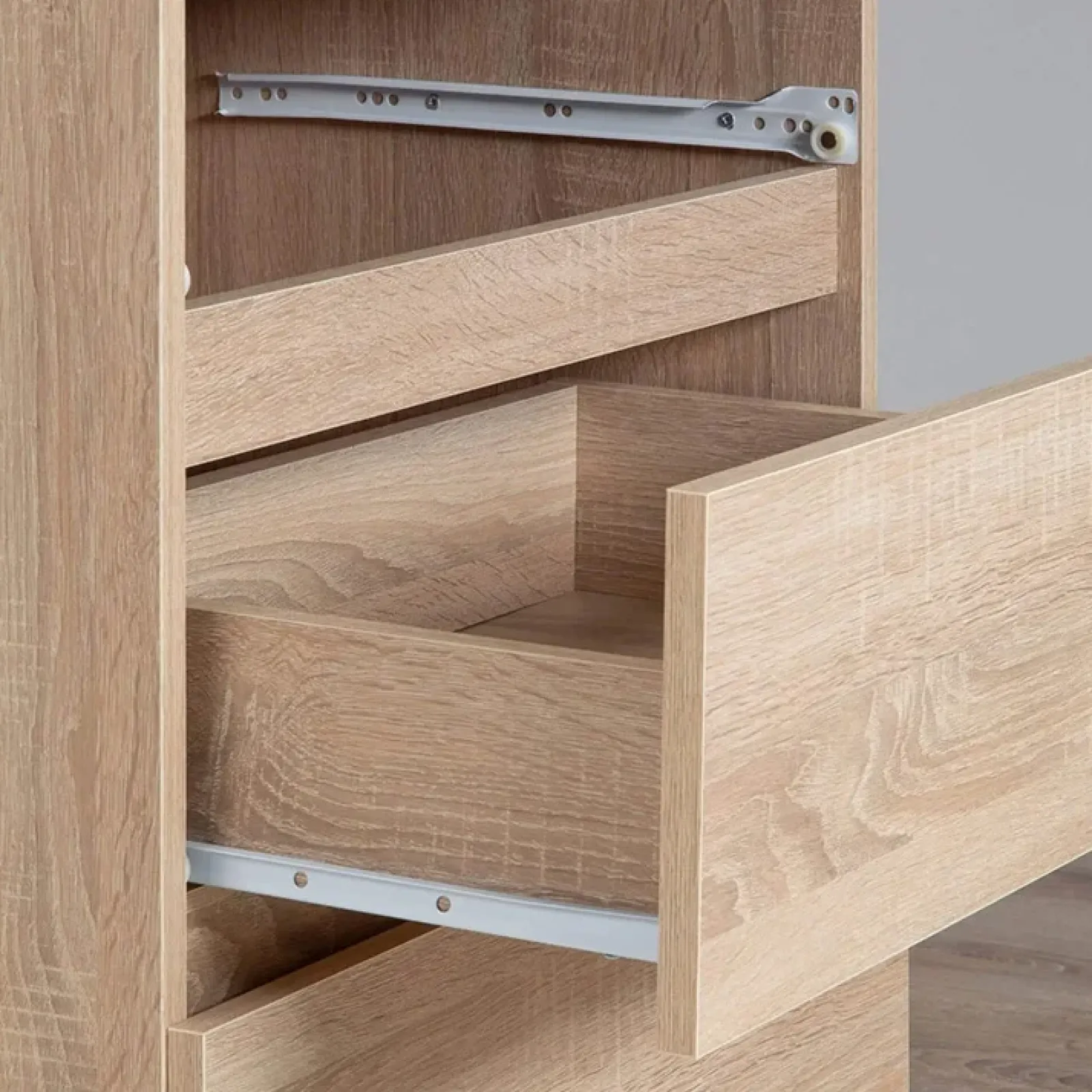 Garnero Arredamenti Cassettiera|Cassettiera-Cassettiera 140x120h cm moderna 10 cassetti Living Rovere