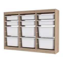 Garnero Arredamenti Comò Cameretta|Comò-Cassettiera 133x93h cm portagiochi con cassetti rovere Fast Concordia