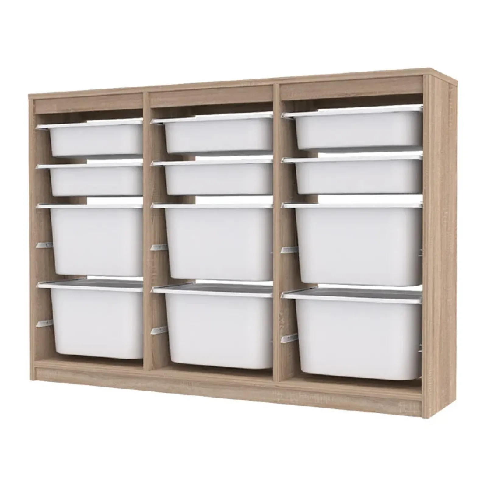 Garnero Arredamenti Comò Cameretta|Comò-Cassettiera 133x93h cm portagiochi con cassetti rovere Fast Concordia