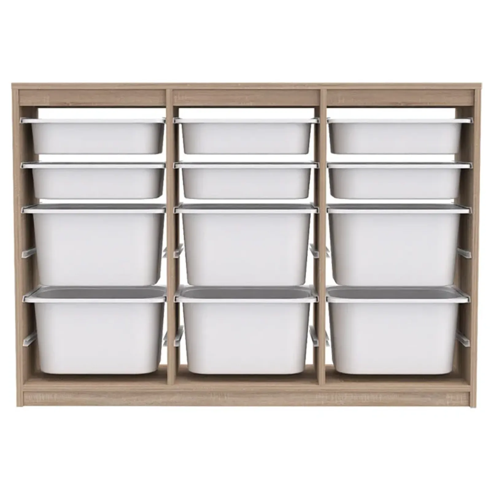 Garnero Arredamenti Comò Cameretta|Comò-Cassettiera 133x93h cm portagiochi con cassetti rovere Fast Concordia