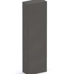 Garnero Arredamenti Mensole E Pensili|Mobili Multiuso-Colonna a terra 55x186h cm 1 anta reversibile nero Sunset Ossido