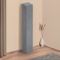 Garnero Arredamenti Mensole E Pensili|Mobili Multiuso-Colonna a terra 28x186h cm 1 anta reversibile multiuso Sunset Antracite