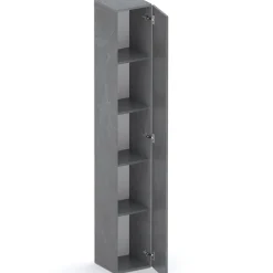 Garnero Arredamenti Mensole E Pensili|Mobili Multiuso-Colonna a terra 28x186h cm 1 anta reversibile multiuso Sunset Antracite