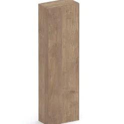 Garnero Arredamenti Mensole E Pensili|Mobili Multiuso-Colonna a terra 55x186h cm 1 anta reversibile rovere scuro Sunset Noce