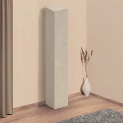 Garnero Arredamenti Mensole E Pensili|Mobili Multiuso-Colonna a terra 28x186h cm 1 anta reversibile multiuso Sunset Tortora