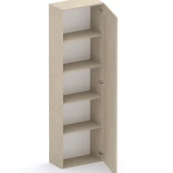 Garnero Arredamenti Mensole E Pensili|Mobili Multiuso-Colonna a terra 55x186h cm 1 anta reversibile Sunset Tortora