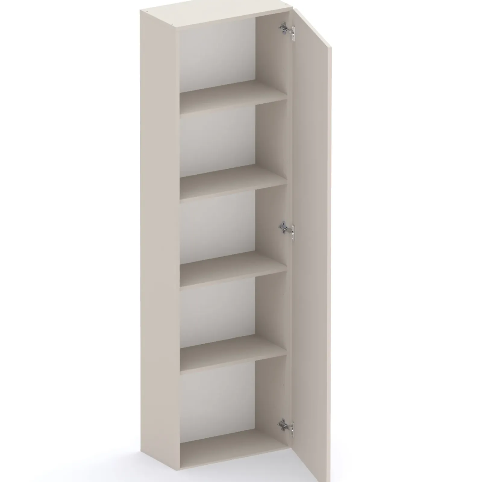 Garnero Arredamenti Mensole E Pensili|Mobili Multiuso-Colonna a terra 55x186h cm 1 anta reversibile Sunset Beige