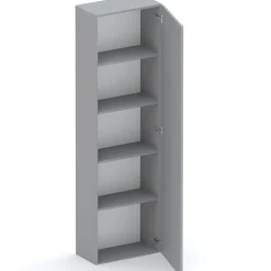 Garnero Arredamenti Mensole E Pensili|Mobili Multiuso-Colonna a terra 55x186h cm 1 anta reversibile Sunset Grigio scuro